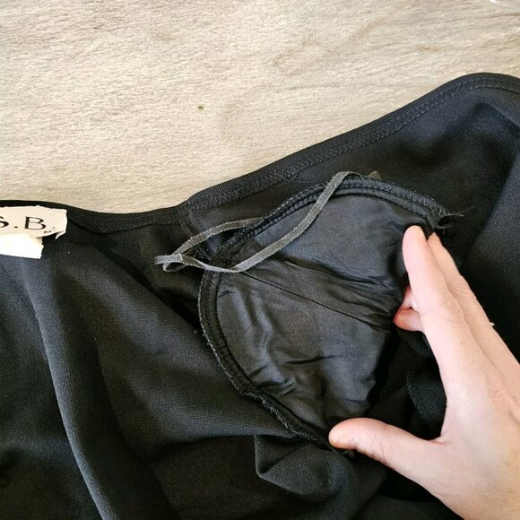 Retro‎ 90s Womens Small Black Cropped Open Blazer Jacket Red Leopard Print Cuffs - Picture 5 of 8